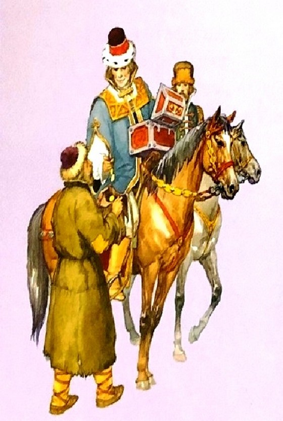 Илюстрация към приказката „Князът и просякът“. 425_ilustrazia.jpg