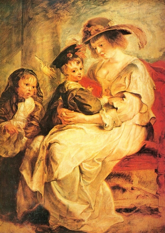 Елена Фурман с децата си. Дърво, 113 x 82 см. 1636 г. Париж, Национален музей Лувър. 59_elena_detza.jpg